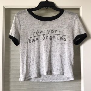 Forever 21 Cropped T Shirt Size M